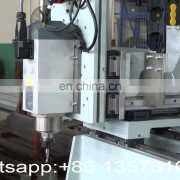 3 axis aluminum profile automatic milling machine for aluminum window door