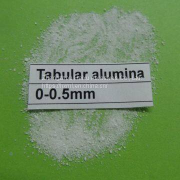 White Sintered Tabular Alumina 0-0.5mm Price photo-2