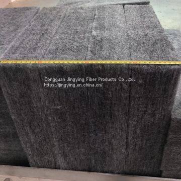 China supplier supply 100MM gray Polyester material R value heat sound insulation material