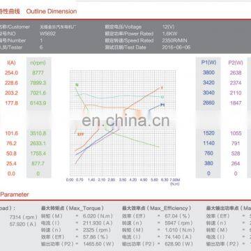 DC Motor for Tailgate 12Volt Hydraulic W5692 photo-4