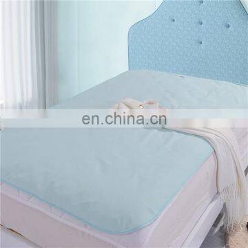 High quality bed sheets blue waterproof laminated fabric bedsheets