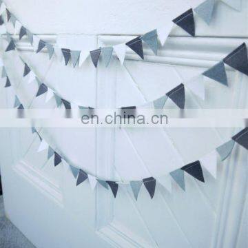 Christmas Fabric Banner Felt Hanging Pennant Flag Wall Art Custom photo-3