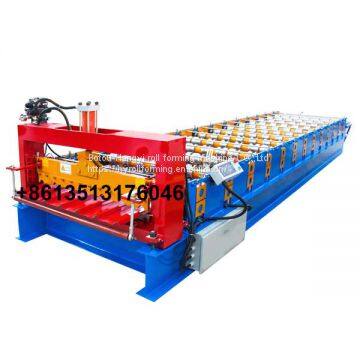 HY Fully automatic Cheap metal corrugated roof tile making machine price máquina de tejas