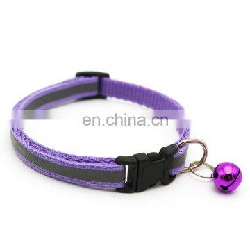 Wholesale Manufacturer Adjustable Soft High Quality Nylon Luxury Custom Pet Dog Collar For Dog With Bell Dog Collar photo-4