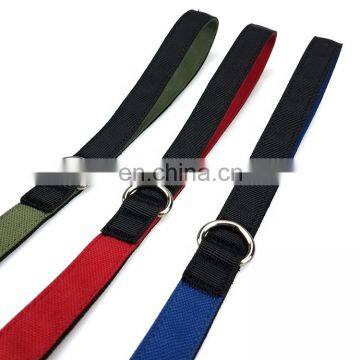 2020 new arrival simple solid style high quality dog leash and collar set for outdoor