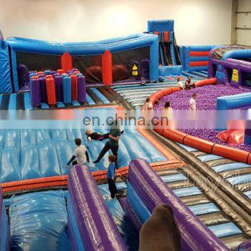 Giant Indoor Theme Park Inflatable Playground Fun City Indoor Amusement Equipment For Sale photo-2