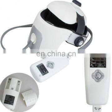 Homse Use Automatic air pressure head massage helmet dual vibrating electric head massager