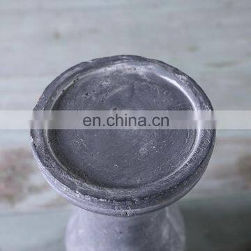 China Wholesale Vintage Custom Cement Candlestick Cheap Home Decor Church Pillar Tall Candle Holder in Bulk photo-3
