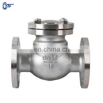 Petrochemical PN16 PN25 Carbon Steel Bonnet WCB Body Swing Check Valve