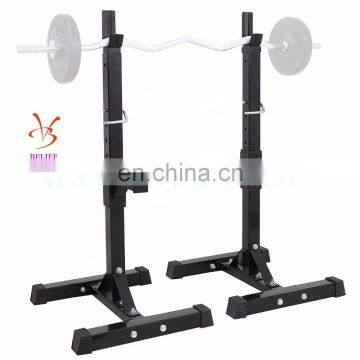 Adjustable Rack Standard Solid Steel Squat Stands Barbell