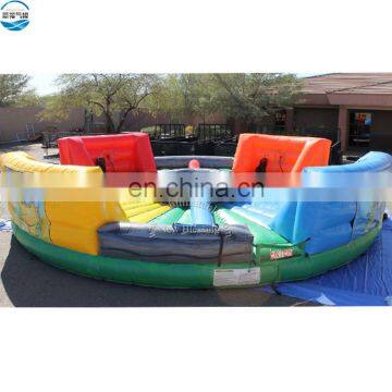 Carnival interactive sport giant bungee cord hippo chow down inflatable human hungry hippos game