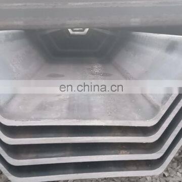 Jinxi Hot Rolled S355jo S275jr 400*100 400*125 Flood Gate 12 Meter Steel Sheet Pile Price