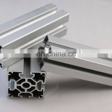 China Factory Silver Color Anodized Extrude 6063 6160 t6 Aluminum Extrusion Awning Rail Track t Slot Profile for Workbench photo-5
