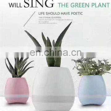 New Arrival Smart Touch Plant Piano Music Flowerpot With Bluetooth and LED Light photo-5