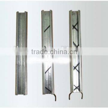 Galvanized Steel Profile for greenhouse Poly film Locking