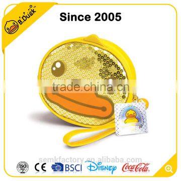 Wholesale B.DUCK Brand Cute Animal Printing Cotton Canvas Cosmetic Bag photo-2