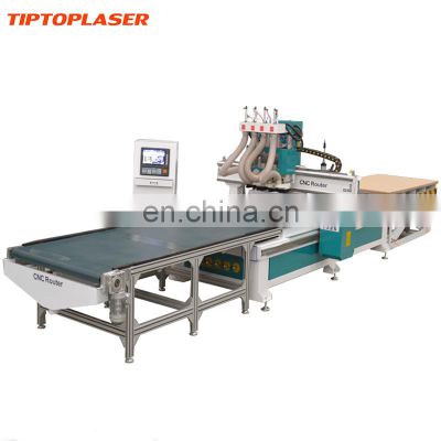 ATC 1325 Auto Loading Cnc Router For Panel Furniture with Autoloading and Unloading