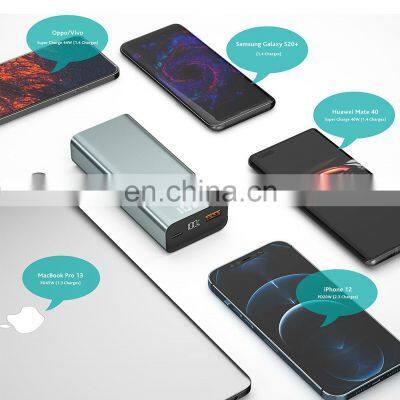 IBD 2021 Wholesale 15000 Mah Alluminum Alloy + PC Custom OEM Logo Portable Power Bank For Macbook photo-3