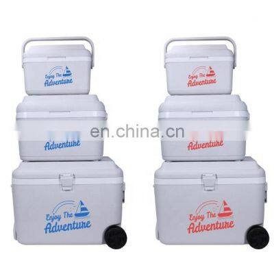 High Quality  Customized  color cooler box new design mixture color 50L ice chest pp material eps foam insulation