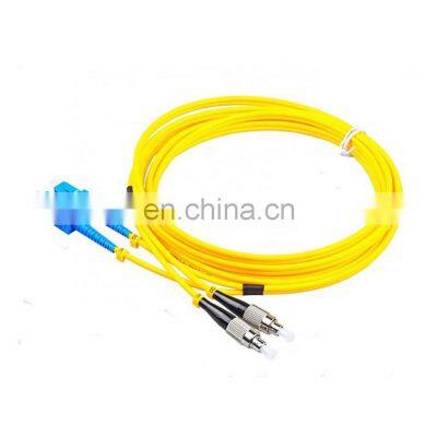 FTTH SC UPC to FC UPC Duplex Single mode G652D 2.0mm kabel serat patch Fiber Jumper Fiber Optic Patch cord