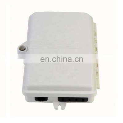 4Core Fiber Terminal Box ABS PC White Fiber Optic Face Box with LC/SC adapter 1*4 Fiber Distribution Box