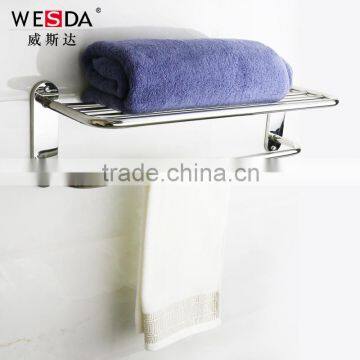 Wesda Made in China Stainless Steel Shelf Towel Rack Bathroom 8627 photo-2