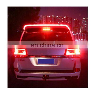 Car accessories ABS Plastic Car back spoiler Brake Light with LED Car rear spoiler for land cruiser 200