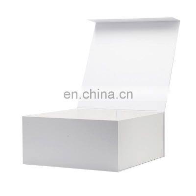 Luxury 44cm Square White Magnetic Catch Custom Printing Rigid Bulk Gift Boxes Wholesale photo-2