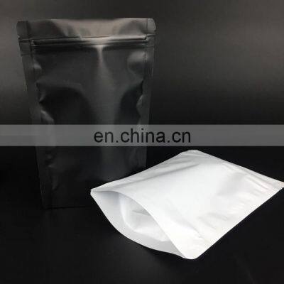 Matte Black Stand Up Aluminum Foil Kraft Paper Zip Lock 250g 500g 1000g Coffee Powder Bean bags Valve Food Packing Pouches