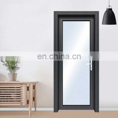 Aluminium bathroom frosted glass toilet door toilet door