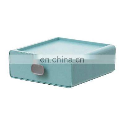 Drawer Desktop Storage Box for Office Desk Shelf Sorting Cabinet Dormitory Storage Box