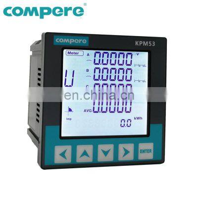KPM53 Series Three-phase Smart Panel Power Meter Monitor Energy Consumption For Smart Distribution System photo-5