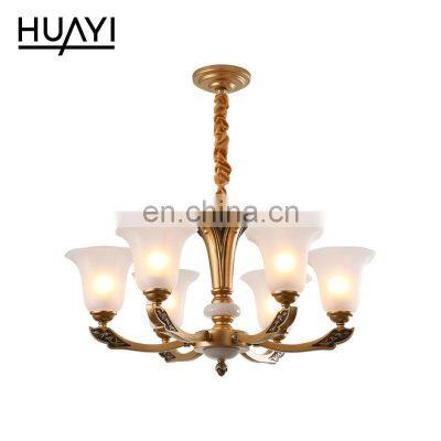HUAYI Factory Direct Sale Hotel Living Room Dining Room Multipurpose Hanging Chandelier Pendant Light