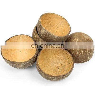 Wholesale Premium Quality Handmade Craft Sustainable Coconut Shell Bowl Custom Logo From Vietnam