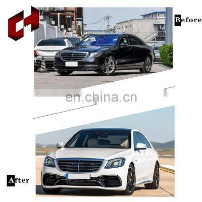 CH New Facelift Fashion Rear Diffuser Front Bumper Support Exhaust Pipe For Mercedes-Benz S Class W222 14-20 S63