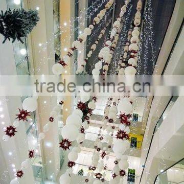 New design shopping mall christmas atrium decoration