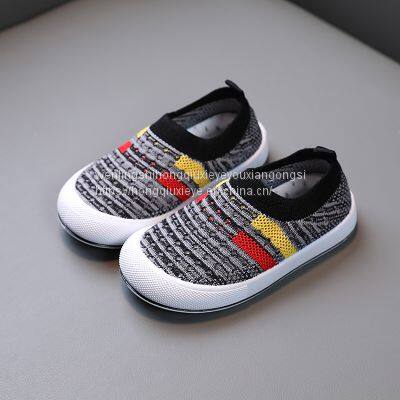 Shuttle Top Stitched Color Blocking Sports Casual Children's Shoes Baby Shoes photo-5