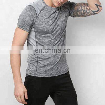 Most Popular Quality Gym Fitness Wear Cotton Spandex Slim Fit T Shirt For Men Wholesale Gym T Shirt