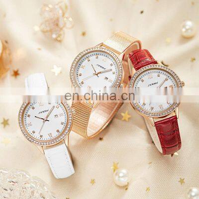 SINOBI Ladies Watches Buy Online S9846L China Supplier Wholesale Watch Supplier Red Iced Out Watches Saat photo-5