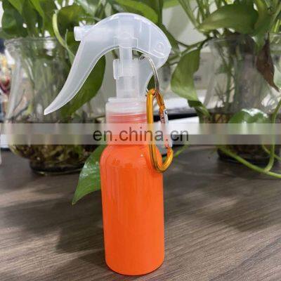 Colorful 60ml Hook Alcohol Spray Bottle Keychain