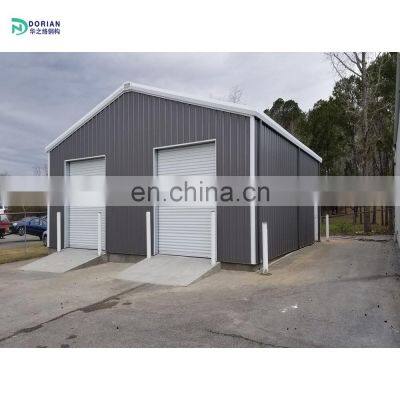 long-span steel structural buildings light steel frame structure car workshop