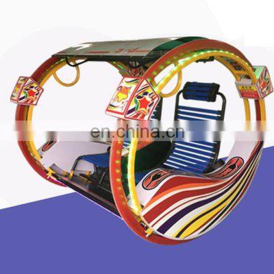 High Quality Fiberglass Children Happy Car Amusement Rides Kids Electric Car