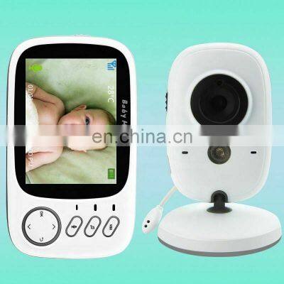 Wireless Video Color Baby Monitor With 3.2Inches LCD 2 Way Audio Talk Night Gift Vb603