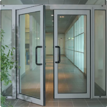 Quality Aluminum Profile External Anti-theft Aluminum Security Door Double Swing Door photo-5