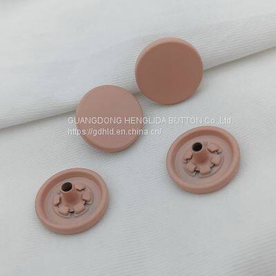 HLD Button Factory Wholesale 24L colorful dyed spring snap button for garment