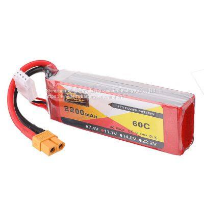 Aircraft Remote Control 6000mAh 2S3S 4S6S 7.4V 11.1V 45C High Rate Power Lithium Battery for Car RC Model photo-2