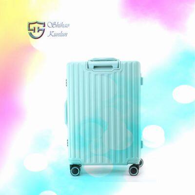 Luxury Metal Hard Shell Spinner Suitcase Travel Trolley Case PC Luggage With 360 Degree Wheels With Tsa Locks photo-4