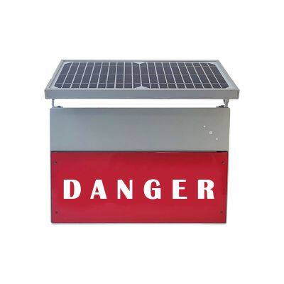 Radar and Infrared Motion Active Siren Alarm Outdoor for High Electric Hazards Security Sites