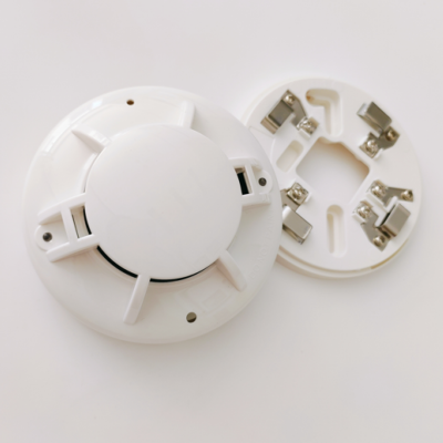 Ceiling white 2 wires conventional smoke detector photoelectric smoke sensor fire alarm for fire alarm  security system