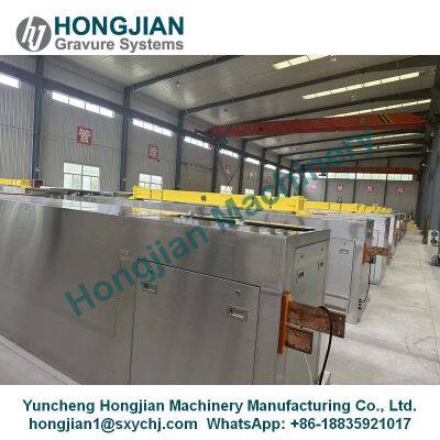 HJ Gravure Cylinder Copper Plating Machine Copper Plating Bath Copper Tank
